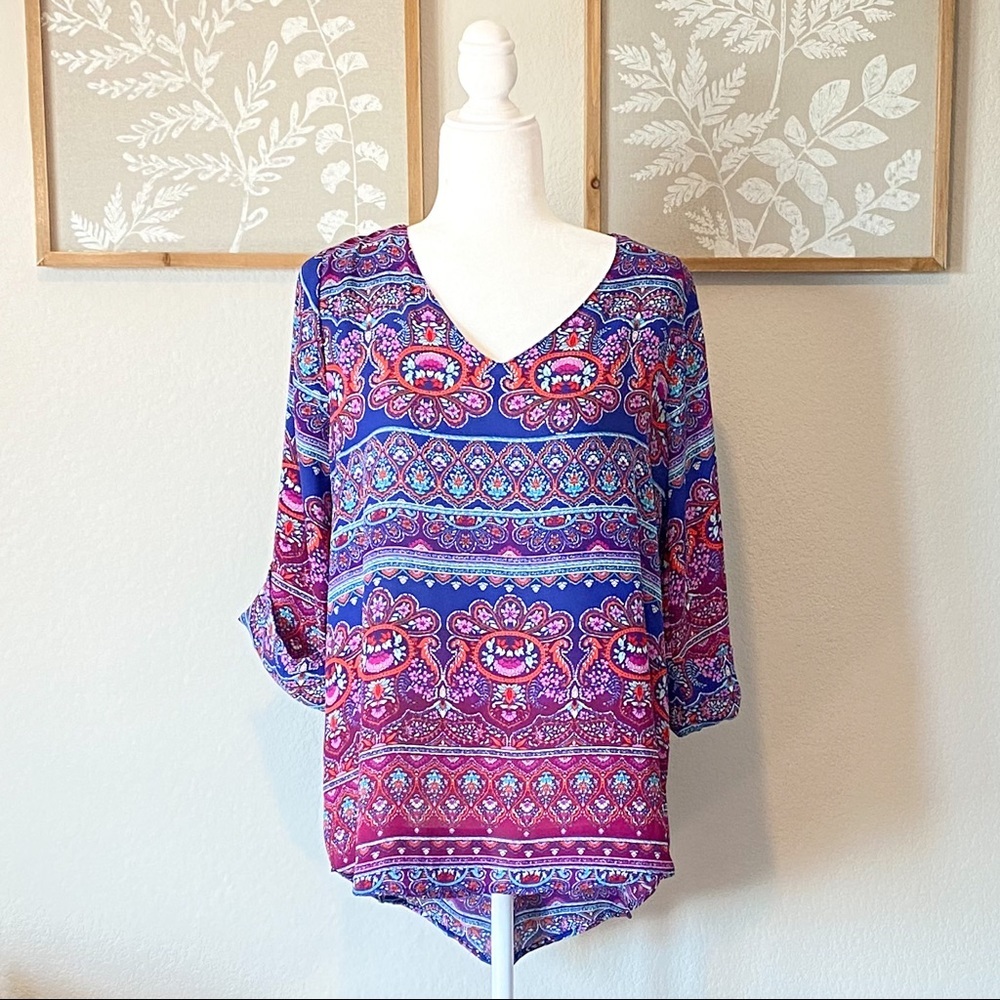 Paisley Boho Blouse